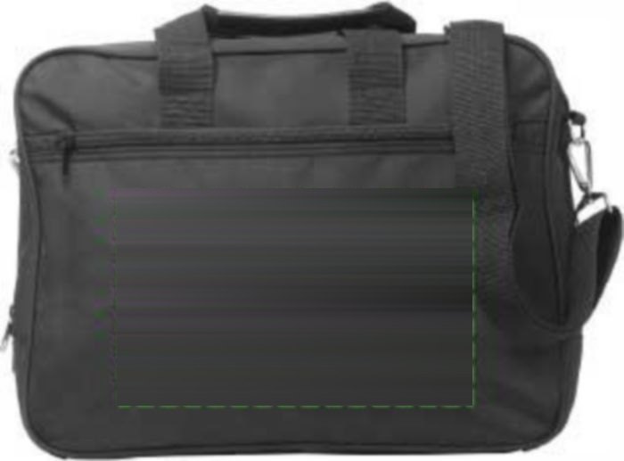Microvezel laptoptas Shaun — drukvlak achterzijde