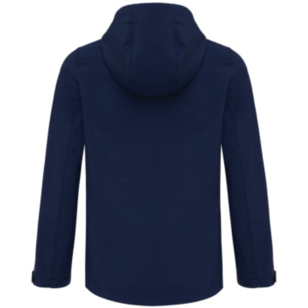 IQONIQ Makalu dames recycled polyester softshell jas — drukvlak artikel achterzijde