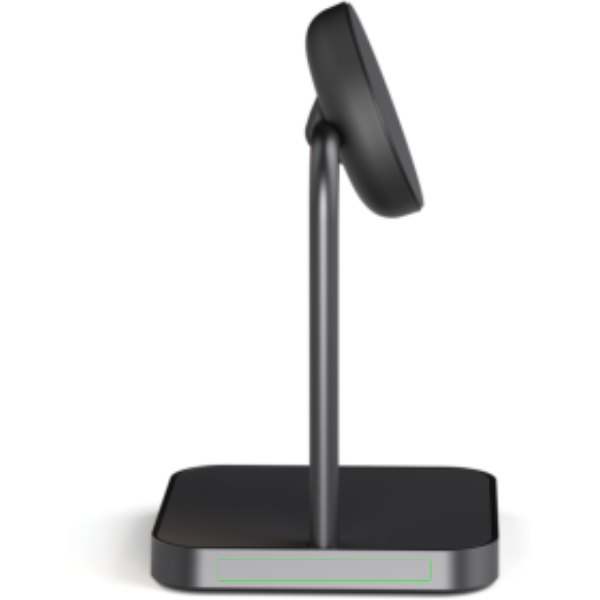Zens Office Charger 2 Zwart — drukvlak artikel zijkant links
