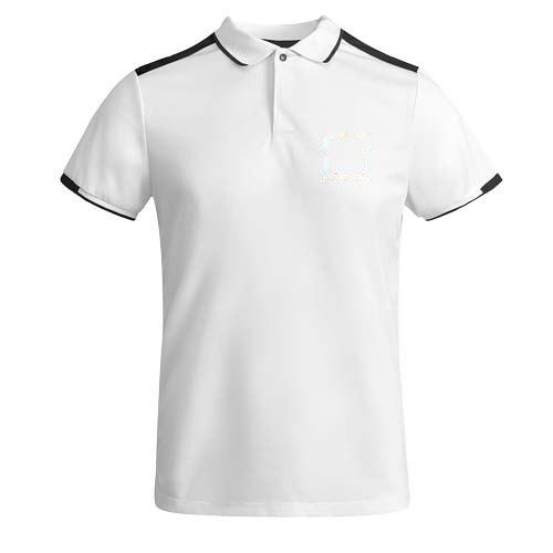 Tamil 150 g/m² sportpolo met korte mouwen voor kinderen — drukvlak linker borst