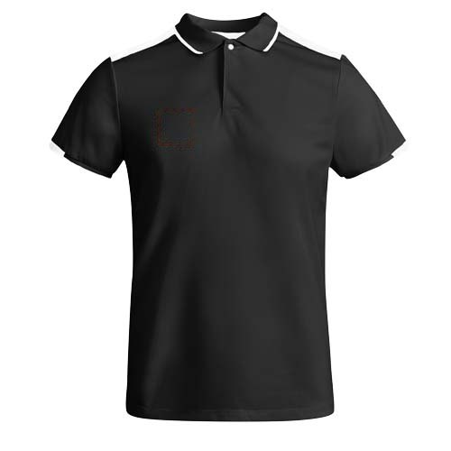Tamil 150 g/m² sportpolo met korte mouwen voor kinderen — drukvlak rechter borst