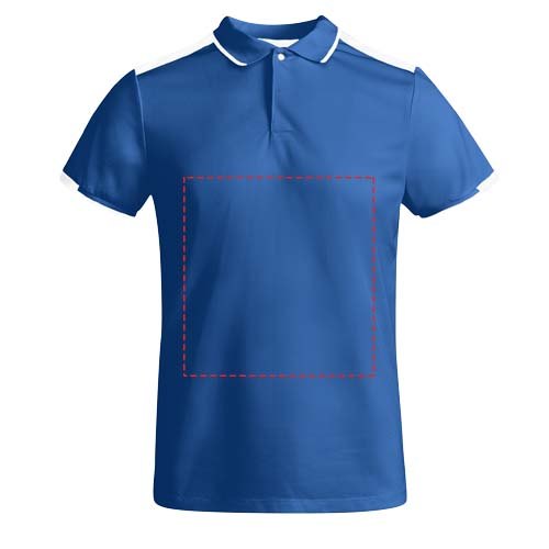 Tamil 150 g/m² sportpolo met korte mouwen voor kinderen — drukvlak voorzijde