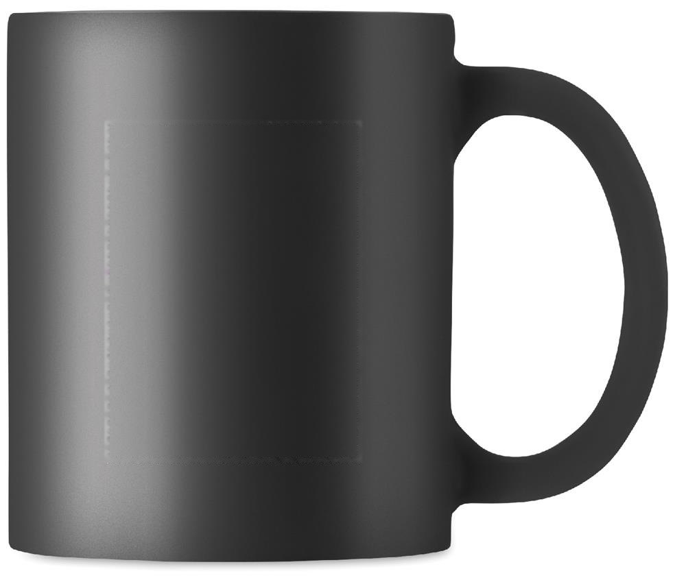 DUBLIN COLOUR - Matte gekleurde mok 300 ml — drukvlak rechtshandig