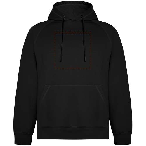 Vinson 300 g/m² biologisch katoenen unisex hoodie — drukvlak impact volledige voorzijde
