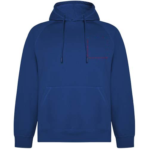 Vinson 300 g/m² biologisch katoenen unisex hoodie — drukvlak linker borst