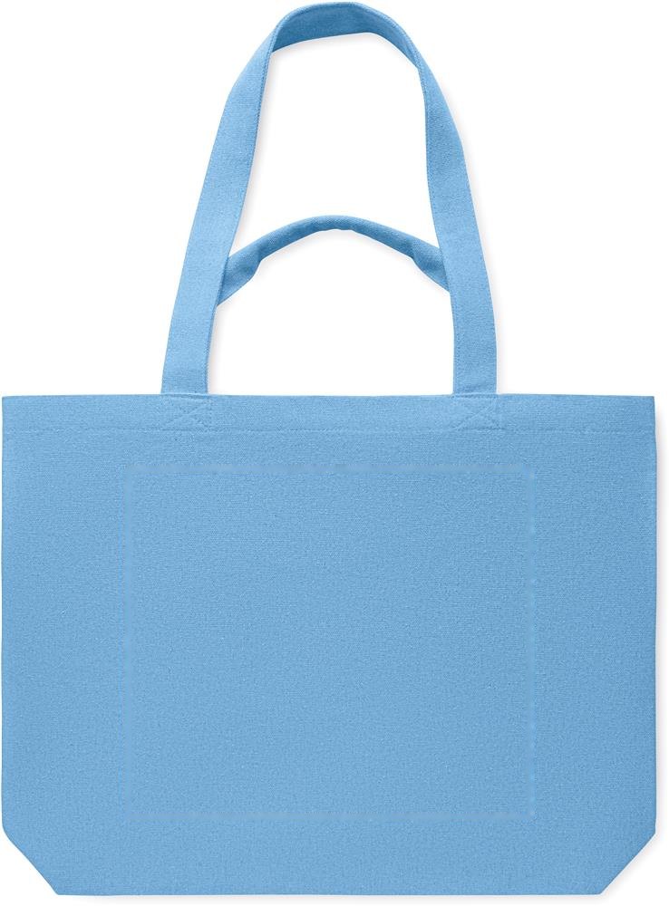 MALDI BEACH - Strandtas canvas 320gr/m² — drukvlak achterzijde