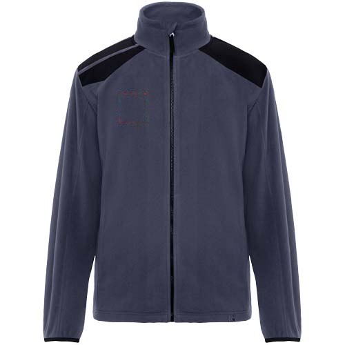 Terrano unisex microfleecejas — drukvlak rechter borst