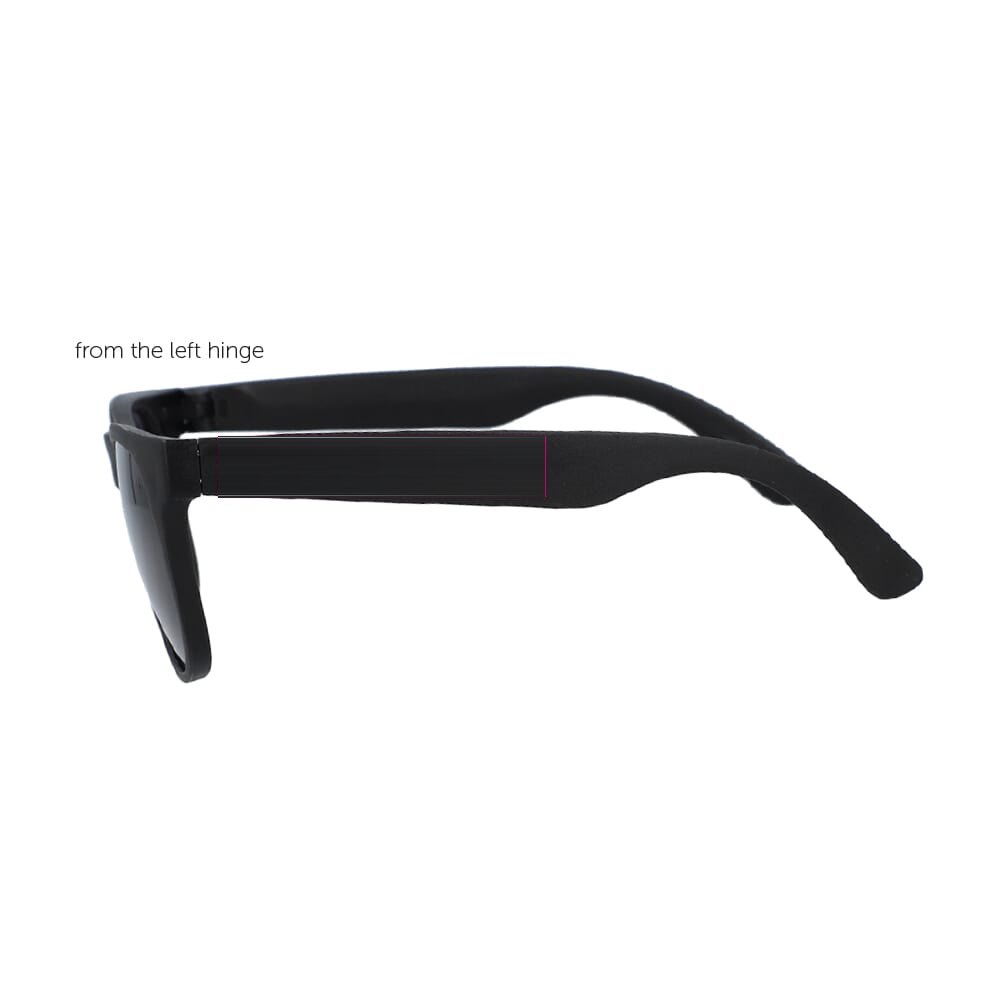 Zonnebril Drew UV400 — drukvlak 1 cm vanaf scharnier links