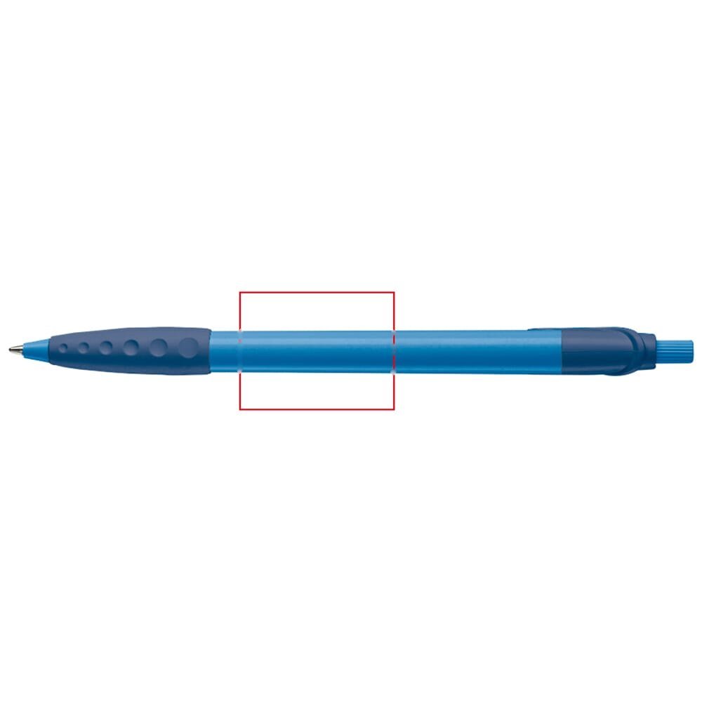 Balpen Cosmo grip combi — drukvlak 180 graden van de clip
