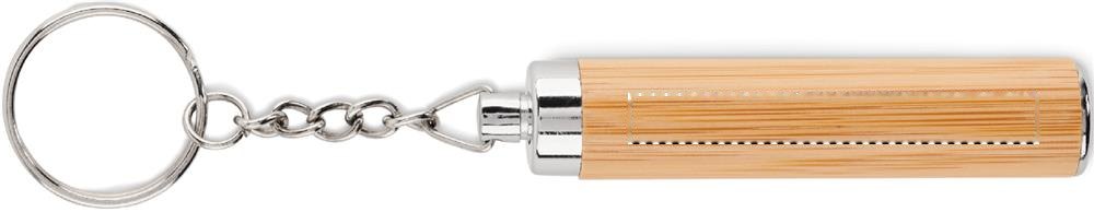 PIANTI - Mini bamboe zaklamp — drukvlak op de achterzijde