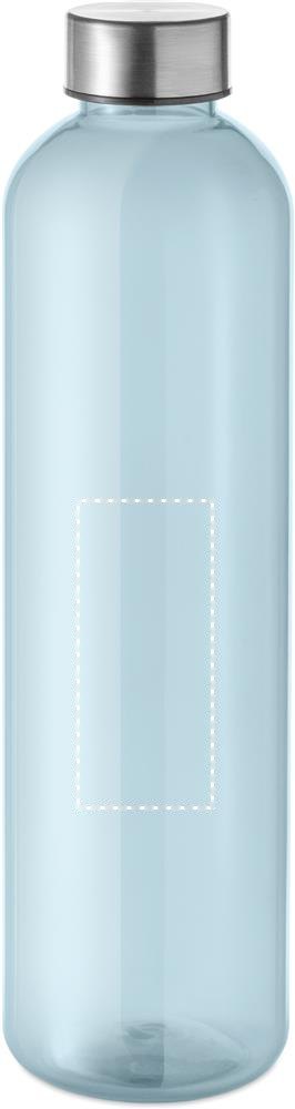 UTAH REMAX - RPET fles 1000ml — drukvlak voorzijde