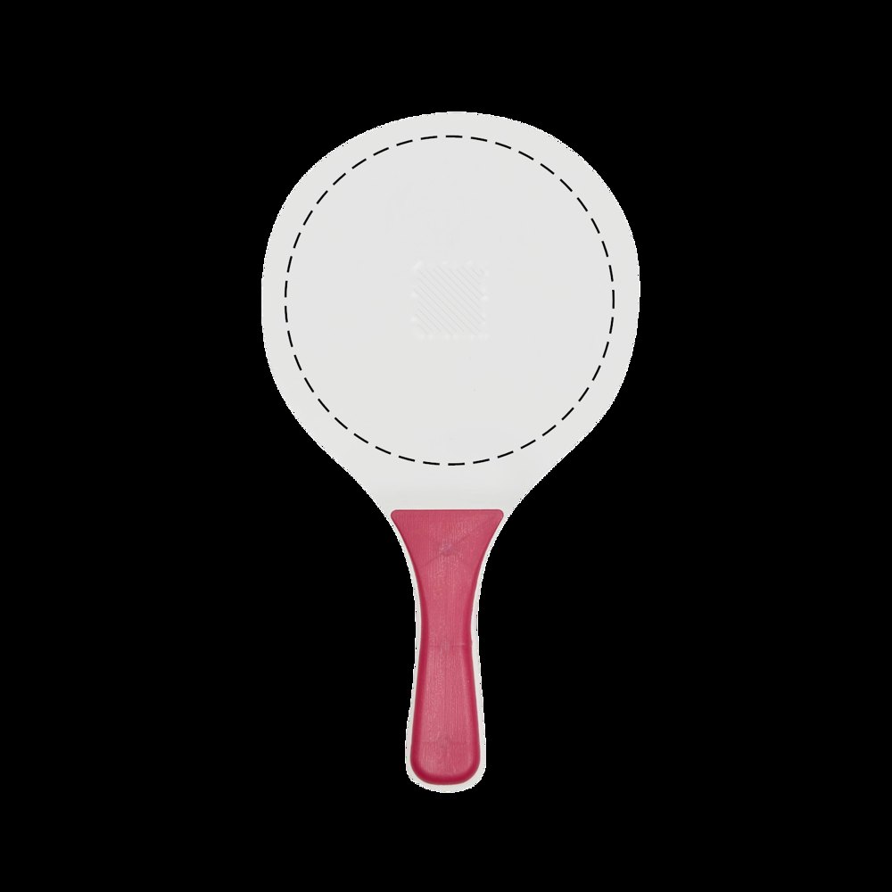 SUMMER FEELING - Beachballset — drukvlak gecentreerd op de racket