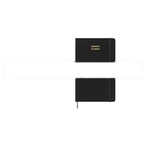 Moleskine ongedateerde weekplanner met harde kaft L — drukvlak papieren band