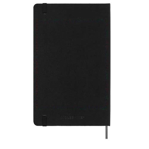 Moleskine ongedateerde weekplanner met harde kaft L — drukvlak achterzijde