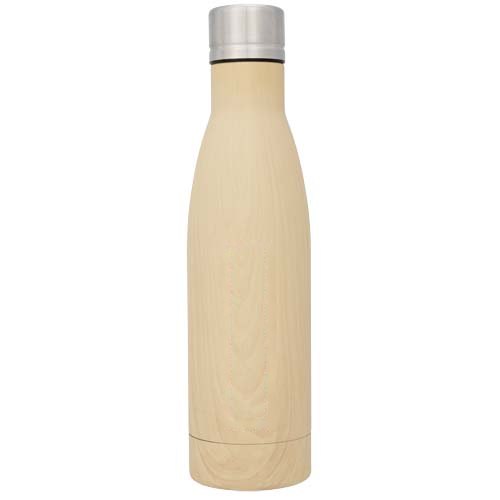 Vasa 500 ml houtlook koperen vacuum geïsoleerde fles — drukvlak voorzijde