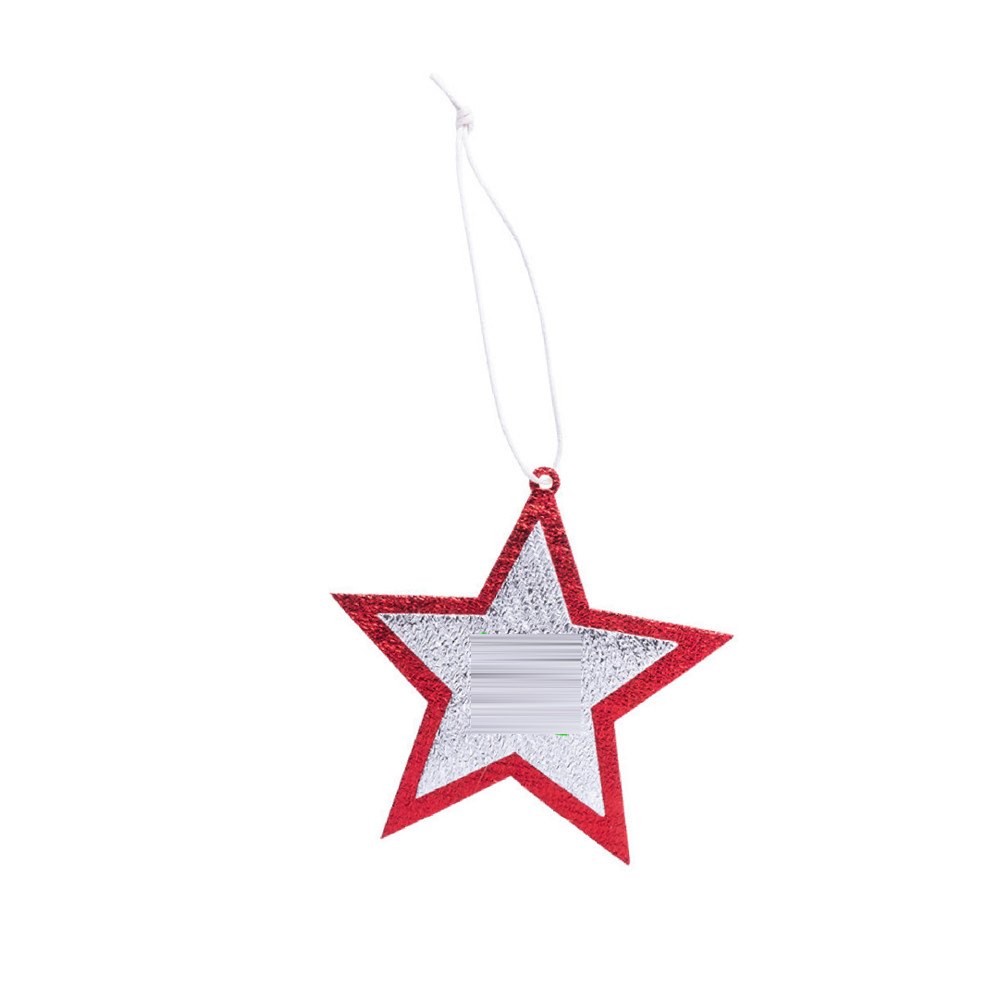 Kerstdecoratie Set Rimol — drukvlak midden op de ster