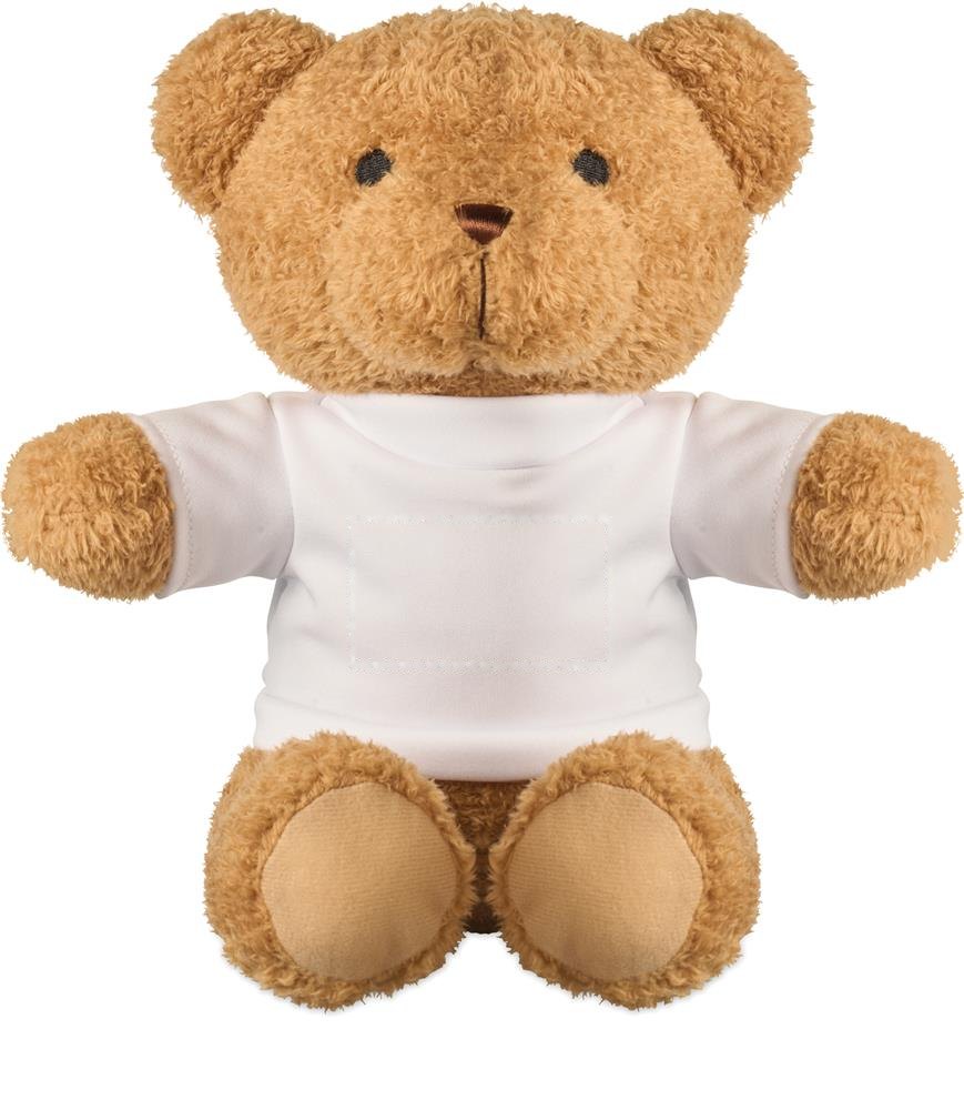 JACKIE - Teddybeer met T-shirt 23cm — drukvlak voorzijde
