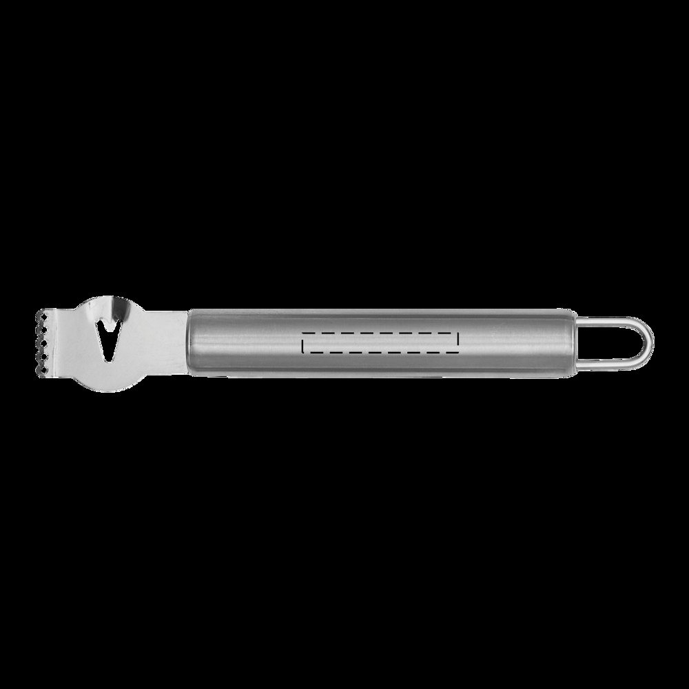 FRUITY - Fruitmessenset — drukvlak gecentreerd op de lemon grater handvat