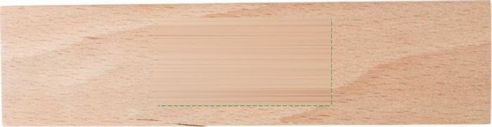 Schrijfset Morris | Houten doos | Pen en potlood — drukvlak bovenzijde
