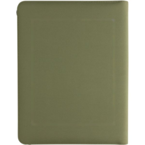 Impact Aware™ deluxe 300D tech portfolio met rits — drukvlak artikel achterzijde