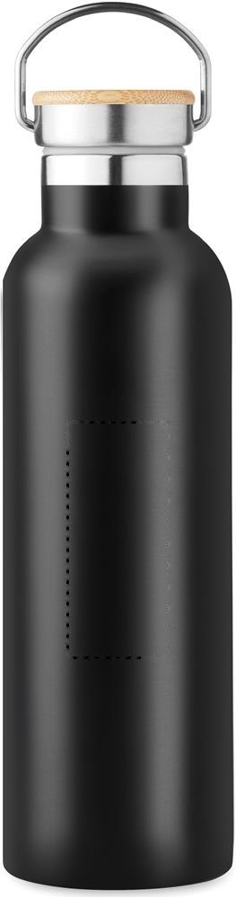HELSINKI MED - Dubbelwandige thermosfles 750ml — drukvlak voorzijde