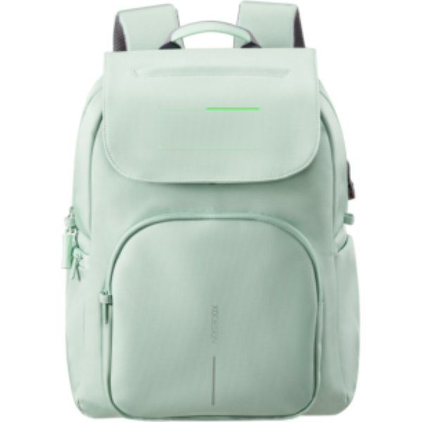 Soft Daypack — drukvlak artikel voorzijde boven