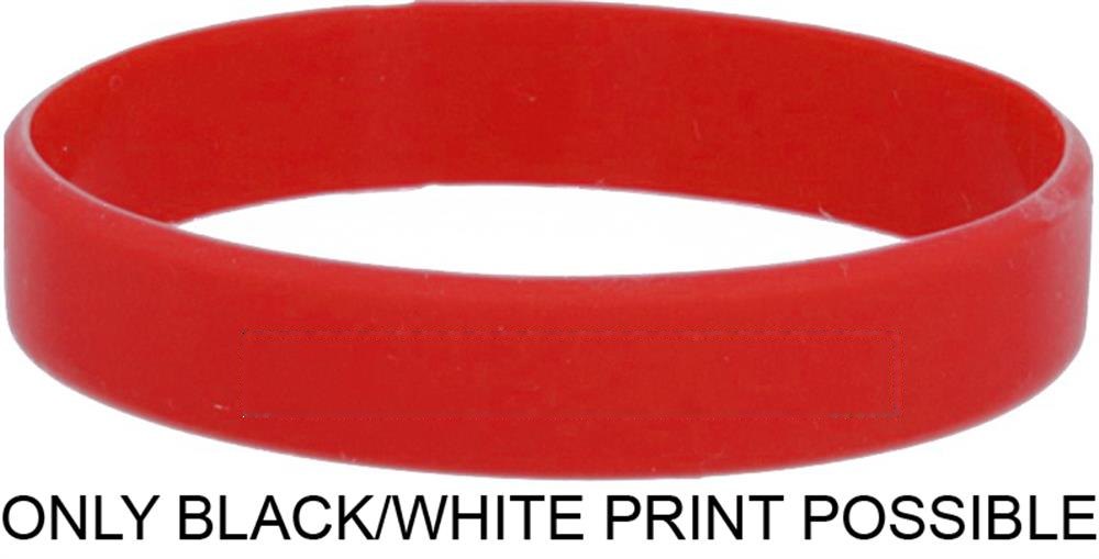 EVENT - Siliconen armband — drukvlak band voorzijde