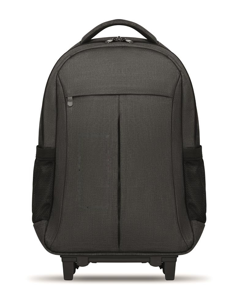STOCKHOLM TROLLEY - Laptoprugtas/trolley 15 inch — drukvlak voorzijde links