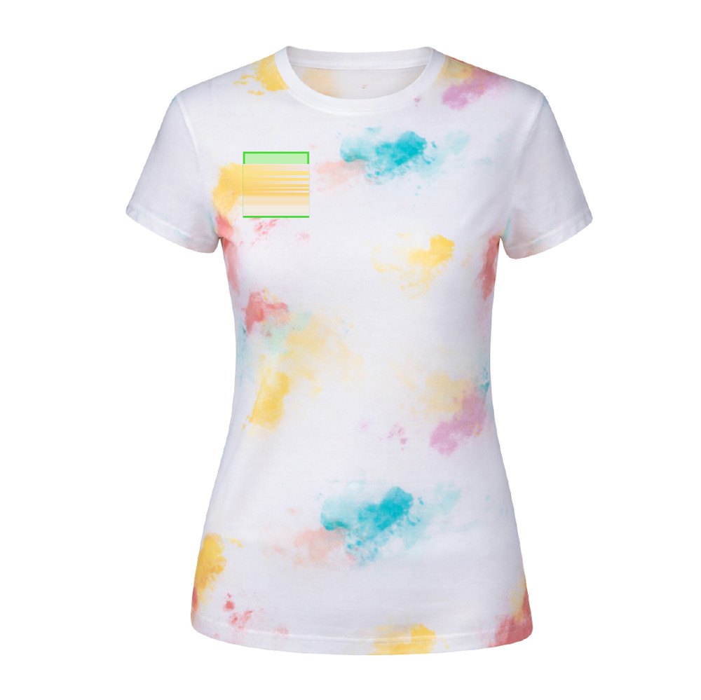 Dames T-Shirt Hearvin — drukvlak rechterborst