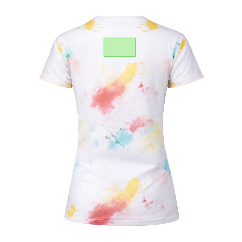 Dames T-Shirt Hearvin — drukvlak bovenrug