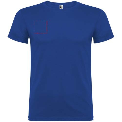 Beagle 155 g/m² kindershirt met korte mouwen — drukvlak rechter borst