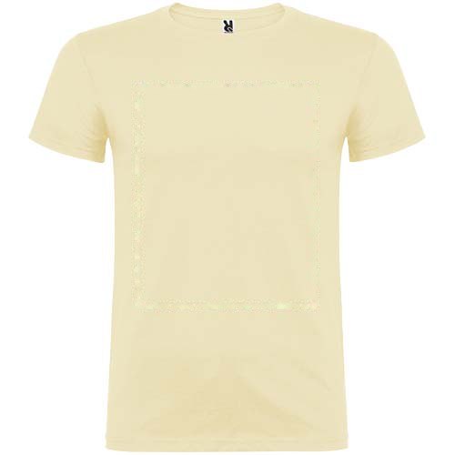 Beagle 155 g/m² kindershirt met korte mouwen — drukvlak impact volledige voorzijde