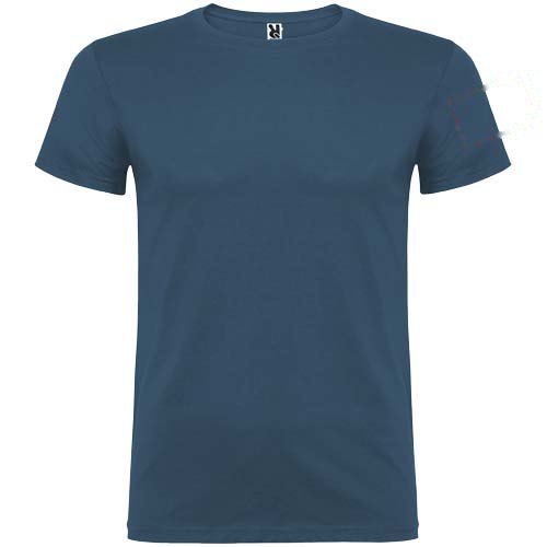 Beagle 155 g/m² kindershirt met korte mouwen — drukvlak linker bicep