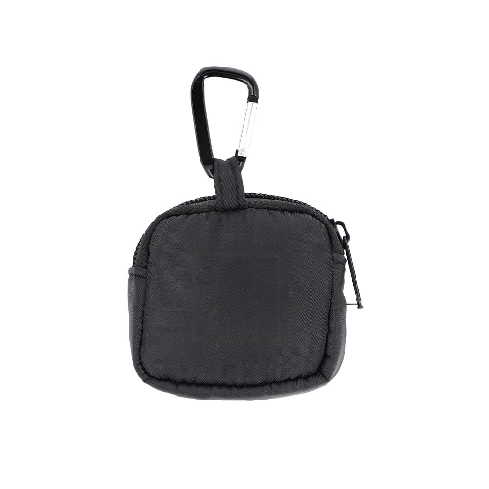 Nylon Earphones Pouch 6.5 x 6 cm — drukvlak midden op de voorkant