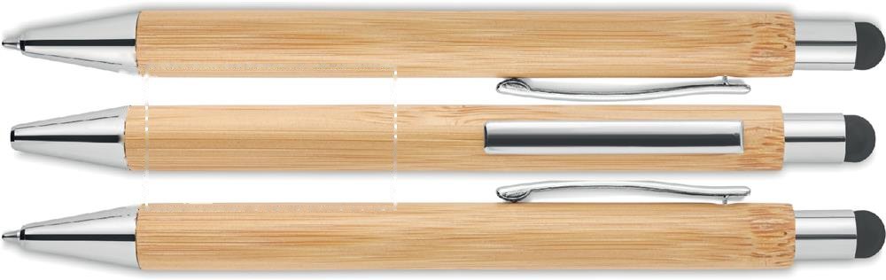 BAYBA - Bamboe stylus balpen — drukvlak drukvlak 1