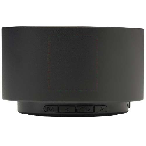 Ankaa 3W gerecycleerde aluminium draadloze Bluetooth®-speaker — drukvlak voorzijde
