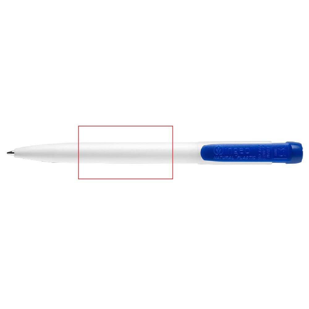 Balpen Ingeo TM Pen hardcolour — drukvlak verlengde van de clip
