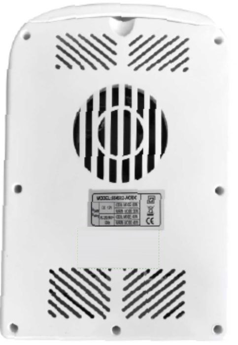 Mini-koelkast Kaleida | Kunststof | 12V/220-240V — drukvlak achterzijde