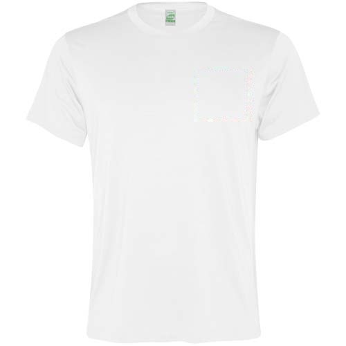 Slam 100 g/m² sportshirt met korte mouwen voor heren — drukvlak linker borst