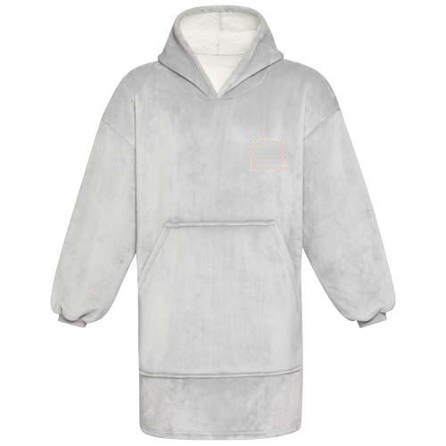 Denali GRS hoodie deken — drukvlak linker borst