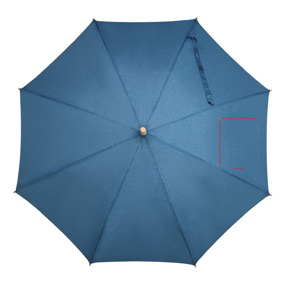 Stok paraplu 23” R-PET auto open — drukvlak rechter paneel