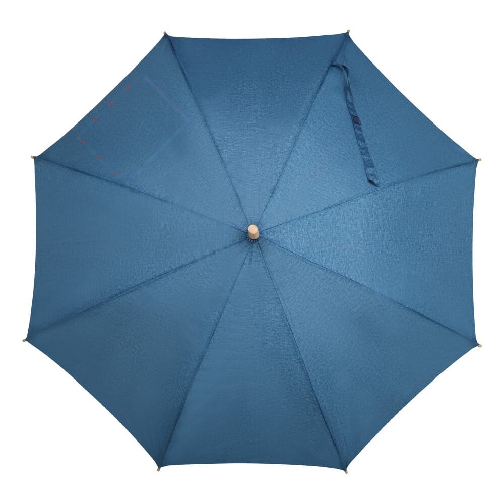 Stok paraplu 23” R-PET auto open — drukvlak paneel linksboven