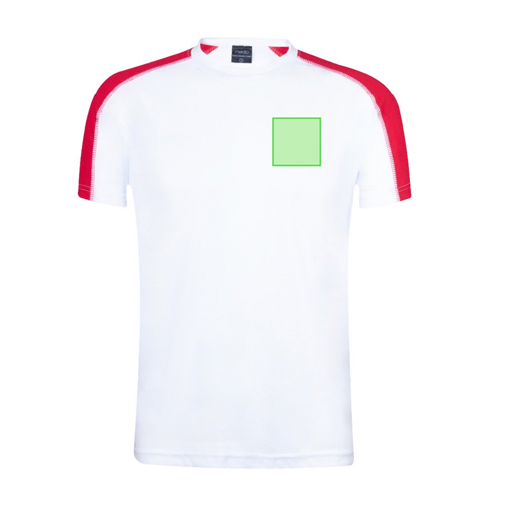 T-Shirt Volwassene Tecnic Dinamic Comby — drukvlak linkerborst