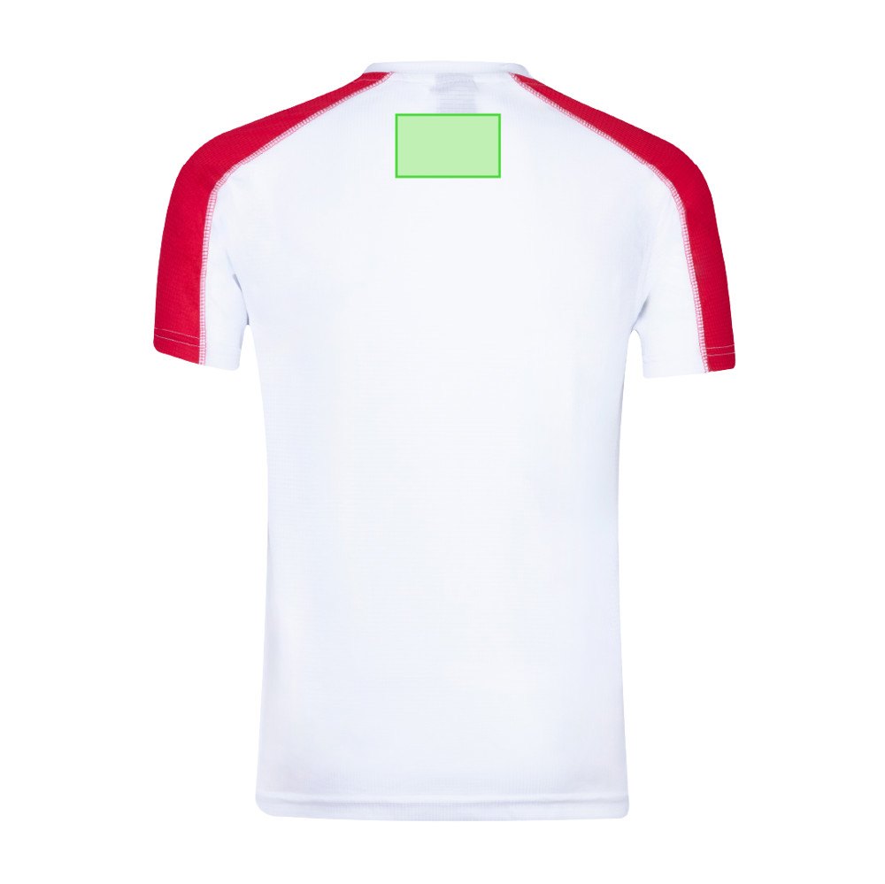 T-Shirt Volwassene Tecnic Dinamic Comby — drukvlak hoog op de rug