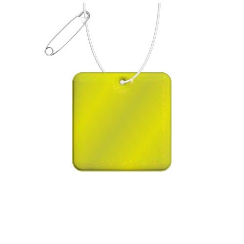 RFX™ H-20 vierkante reflecterende pvc hanger — drukvlak voorkant (op reflecterende laag)