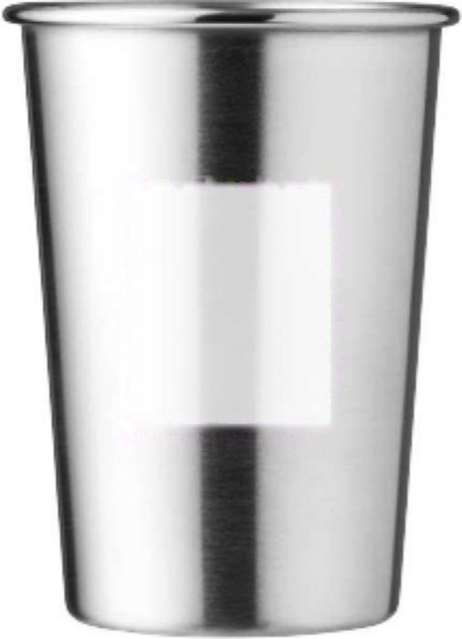 Drinkbeker Reid | Rvs | 350 ml — drukvlak achterzijde