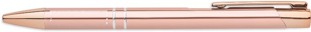 BERN ROSE - Gerecyclede aluminium pen — drukvlak romp rechtshandig