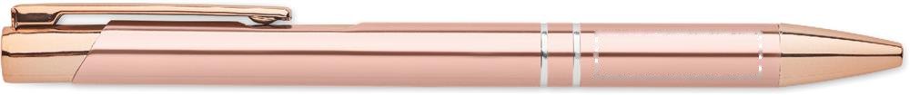 BERN ROSE - Gerecyclede aluminium pen — drukvlak romp linkshandig