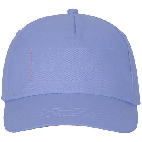 Feniks 175 g/m² 5 panel cap — drukvlak voorzijde