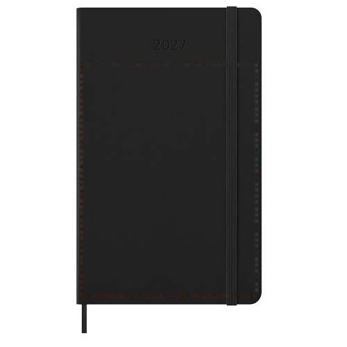 Moleskine horizontale week-agenda voor 12 maanden met harde kaft L — drukvlak voorzijde